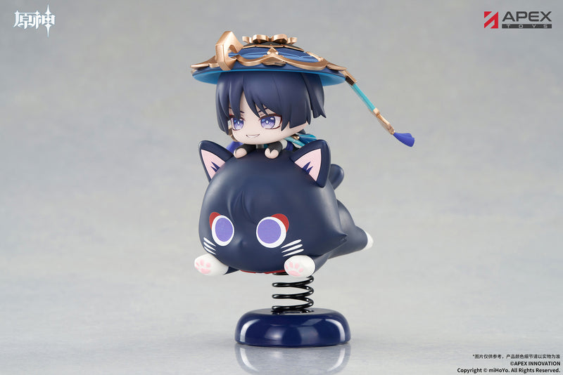 APEX Genshin Impact Chibi Chara Yurayura Stand Wanderer Figure JAPAN OFFICIAL