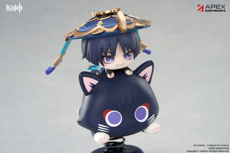 APEX Genshin Impact Chibi Chara Yurayura Stand Wanderer Figure JAPAN OFFICIAL