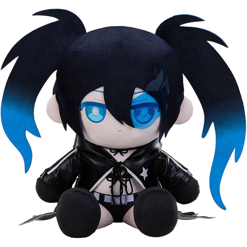 Solarain BLACK ROCK SHOOTER Punipuni Big Plush Doll JAPAN OFFICIAL