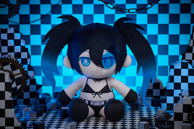 Solarain BLACK ROCK SHOOTER Punipuni Big Plush Doll JAPAN OFFICIAL