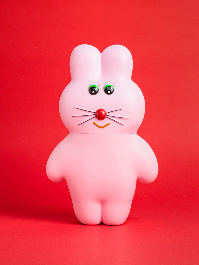 Kenelephant Munyu's Soft Vinyl Figure PukuPuku Strawberry Milk JAPAN OFFICIAL