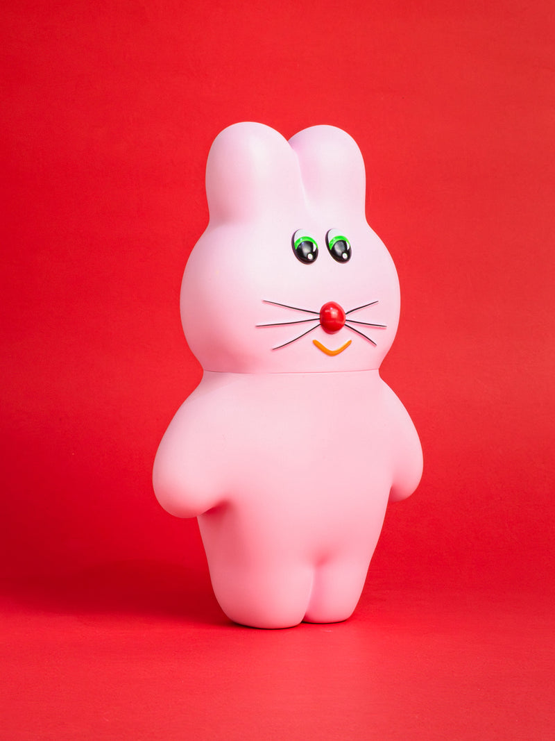 Kenelephant Munyu's Soft Vinyl Figure PukuPuku Strawberry Milk JAPAN OFFICIAL
