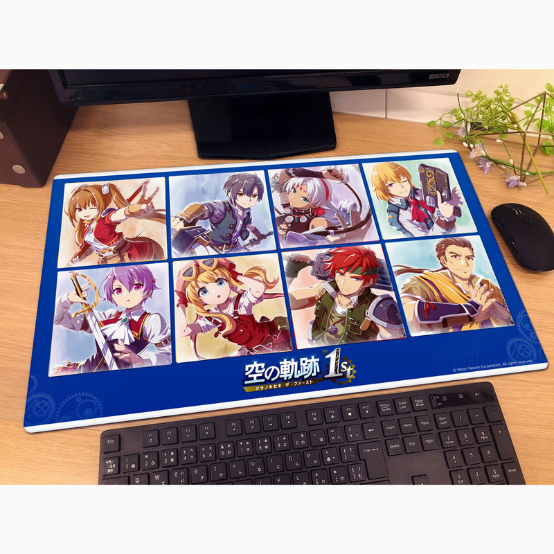 Curtain Damashii Trails in the Sky 1st Chapter Countdown Illustration Rubber Mat