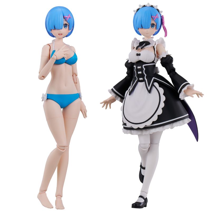 KADOKAWA PLASTIC MODEL SERIES Re:ZERO Rem DX ver. Model Kit JAPAN OFFICIAL