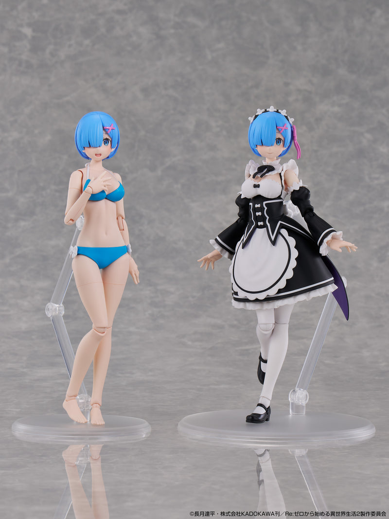 KADOKAWA PLASTIC MODEL SERIES Re:ZERO Rem DX ver. Model Kit JAPAN OFFICIAL