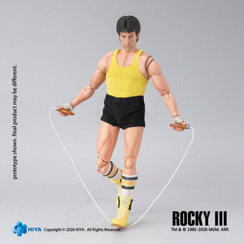Hiya Toys Rocky III Rocky Balboa Boxer Version 1/12 Action Figure JAPAN OFFICIAL