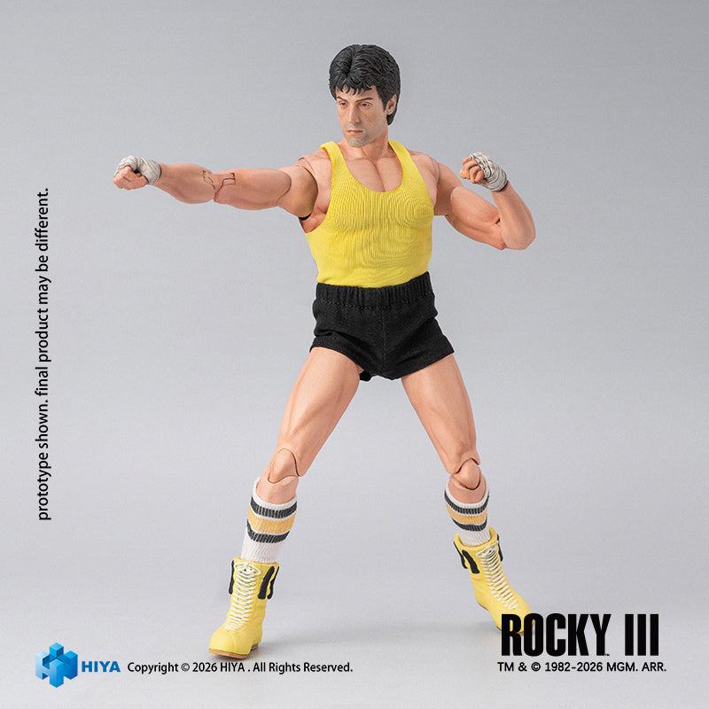 Hiya Toys Rocky III Rocky Balboa Boxer Version 1/12 Action Figure JAPAN OFFICIAL