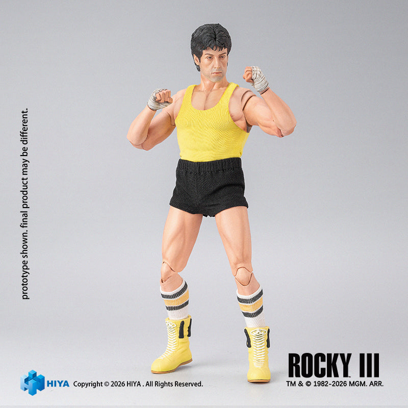 Hiya Toys Rocky III Rocky Balboa Boxer Version 1/12 Action Figure JAPAN OFFICIAL