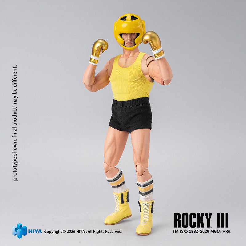 Hiya Toys Rocky III Rocky Balboa Boxer Version 1/12 Action Figure JAPAN OFFICIAL
