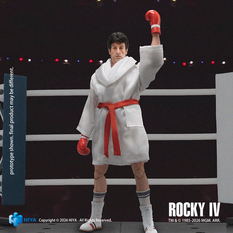 Hiya Toys Rocky IV Rocky Balboa Boxer Version 1/12 Action Figure JAPAN OFFICIAL