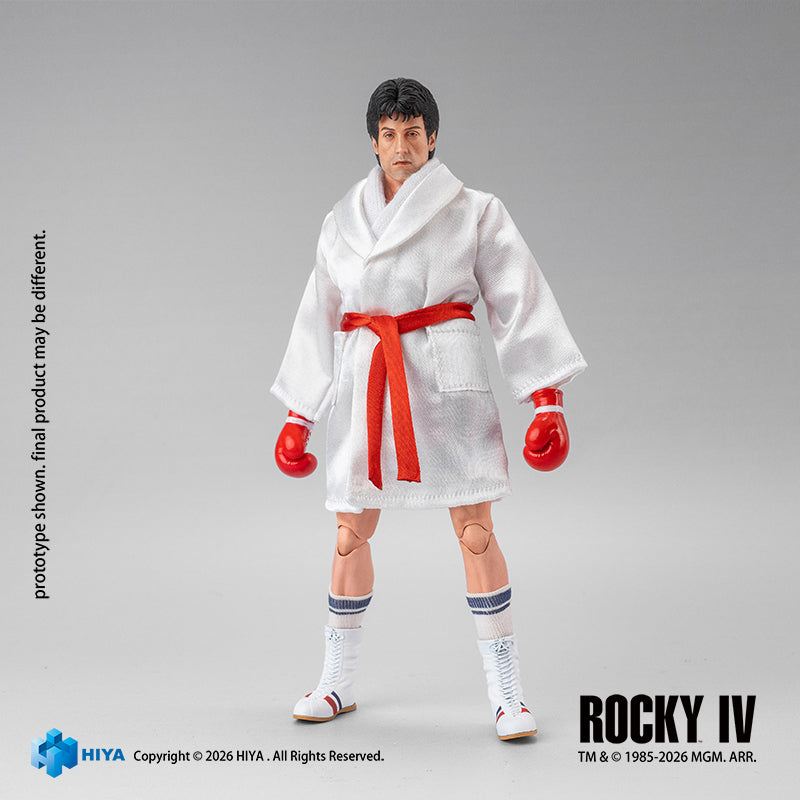 Hiya Toys Rocky IV Rocky Balboa Boxer Version 1/12 Action Figure JAPAN OFFICIAL