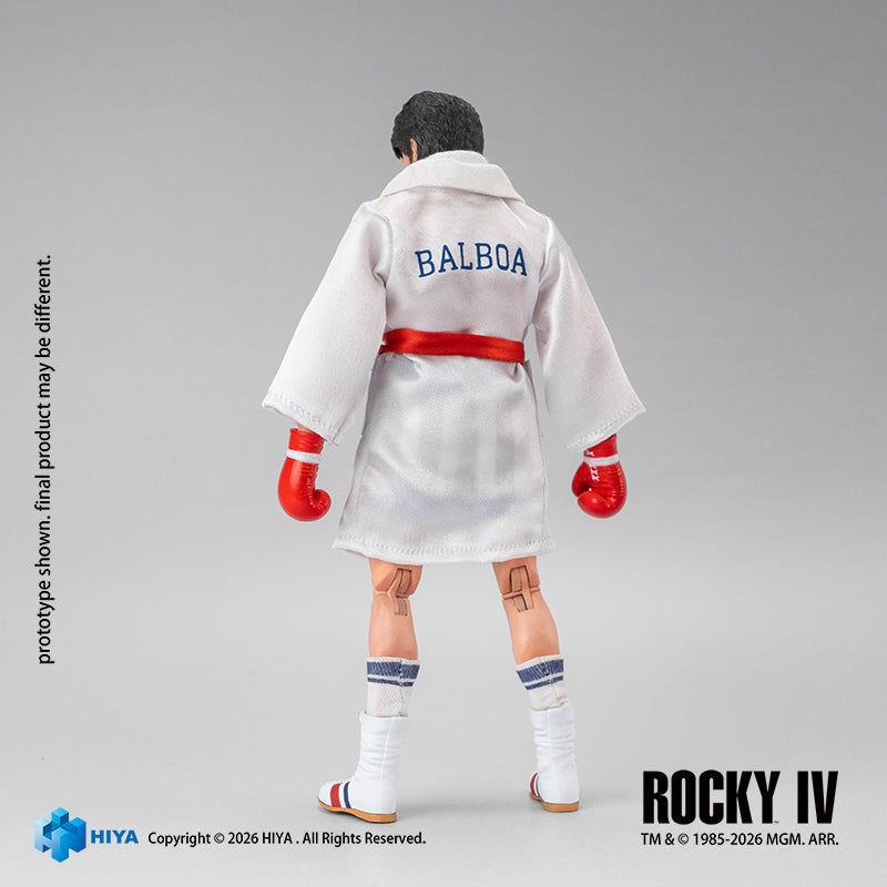 Hiya Toys Rocky IV Rocky Balboa Boxer Version 1/12 Action Figure JAPAN OFFICIAL