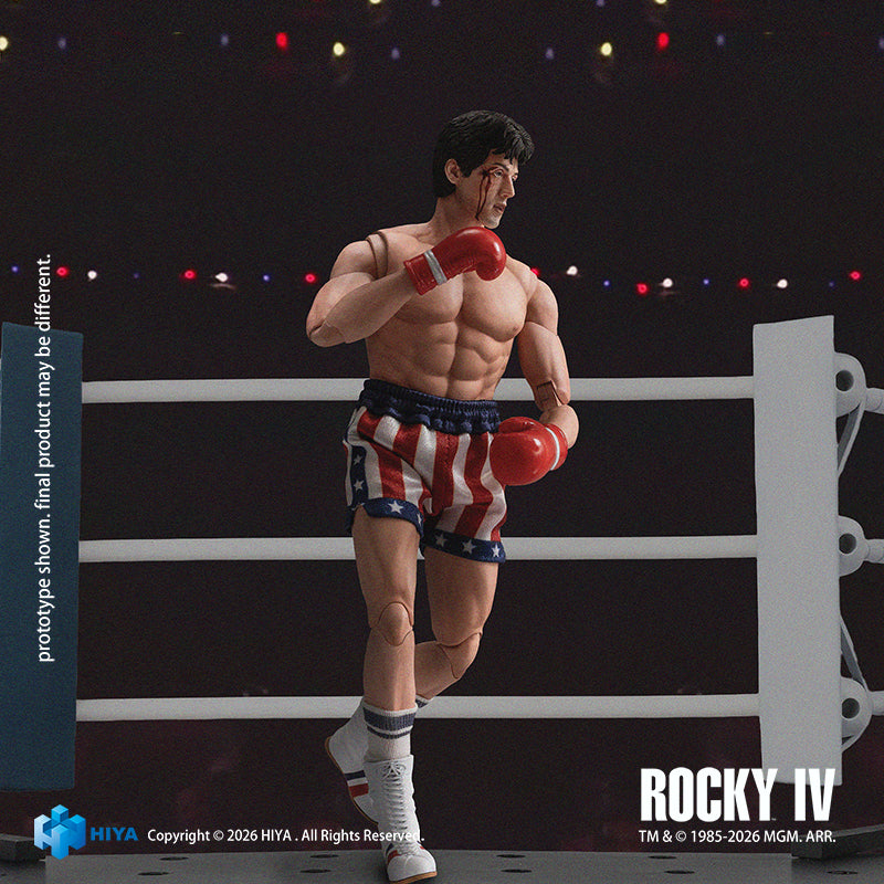 Hiya Toys Rocky IV Rocky Balboa Boxer Version 1/12 Action Figure JAPAN OFFICIAL