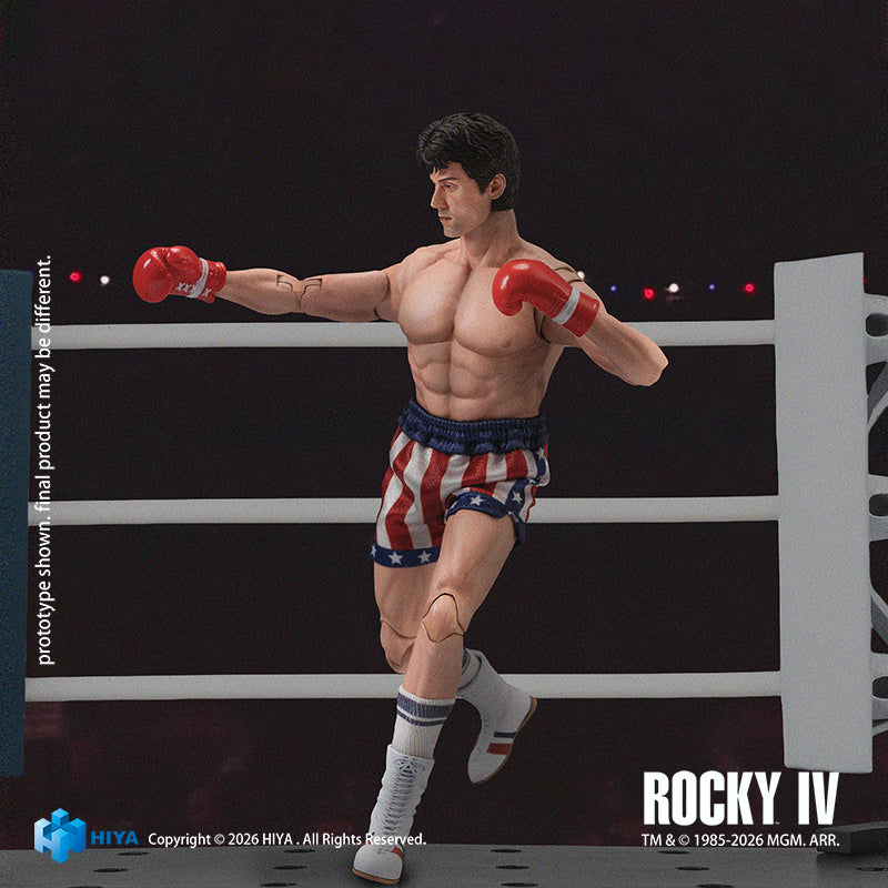 Hiya Toys Rocky IV Rocky Balboa Boxer Version 1/12 Action Figure JAPAN OFFICIAL