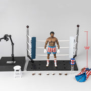 Hiya Toys Rocky IV Apollo Creed 1/12 Action Figure JAPAN OFFICIAL