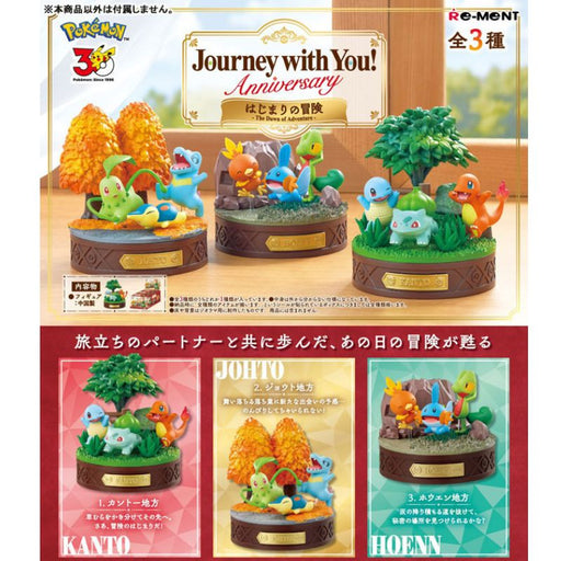 Pokemon Journey with You! Anniversary The Dawn of Adventure Complete Set Figure