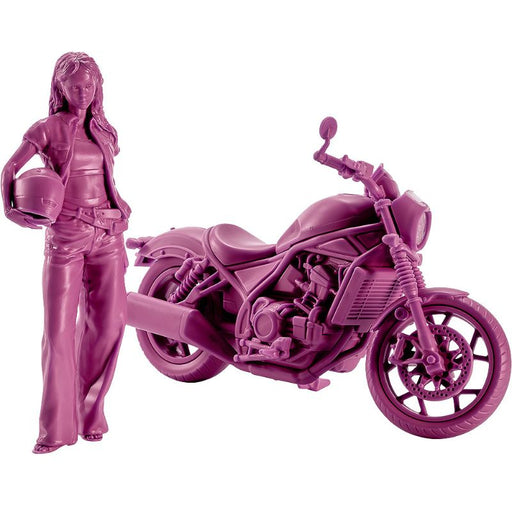 PLAMAX MF-101 Rider's portrait Honda Rebel 1100 Wine Red 1/20 Model Kit JAPAN