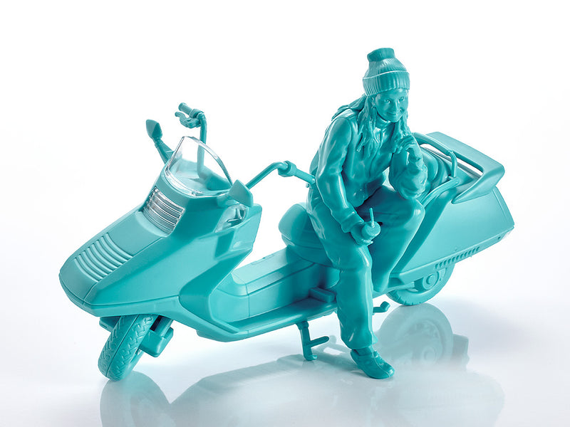PLAMAX MF-102 Rider's portrait Honda Fusion Turquoise 1/20 Model Kit JAPAN