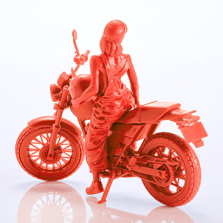 PLAMAX MF-103 Rider's portrait Honda FTR 223 Red 1/20 Model Kit JAPAN OFFICIAL