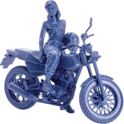 PLAMAX MF-103 Rider's portrait Honda FTR 223 Blue 1/20 Model Kit JAPAN OFFICIAL
