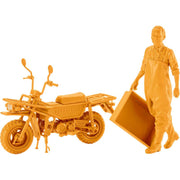 PLAMAX MF-104 Rider's portrait Honda MOTRA Yellow 1/20 Model Kit JAPAN OFFICIAL