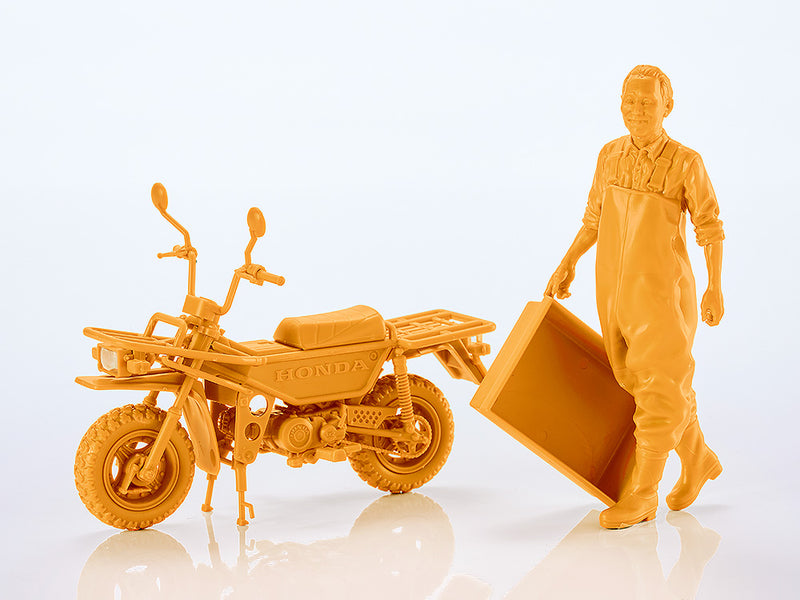 PLAMAX MF-104 Rider's portrait Honda MOTRA Yellow 1/20 Model Kit JAPAN OFFICIAL