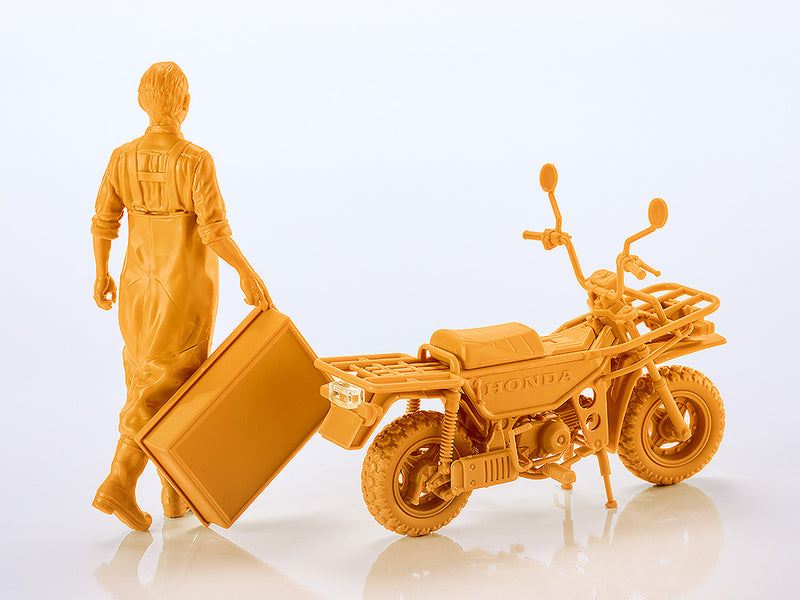 PLAMAX MF-104 Rider's portrait Honda MOTRA Yellow 1/20 Model Kit JAPAN OFFICIAL