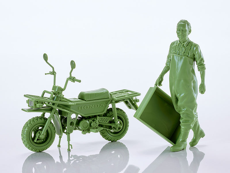 PLAMAX MF-104 Rider's portrait Honda MOTRA Green 1/20 Model Kit JAPAN OFFICIAL