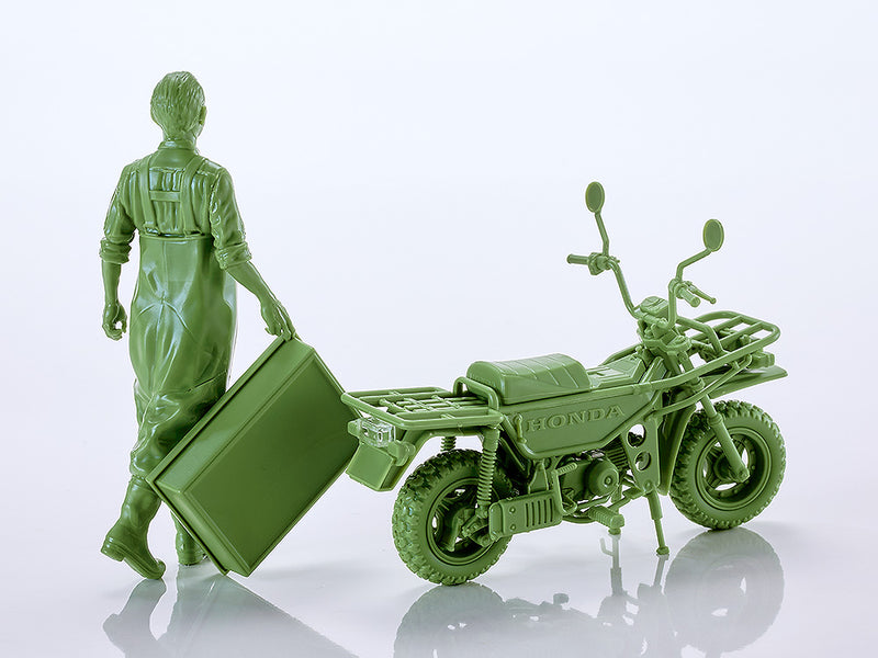 PLAMAX MF-104 Rider's portrait Honda MOTRA Green 1/20 Model Kit JAPAN OFFICIAL