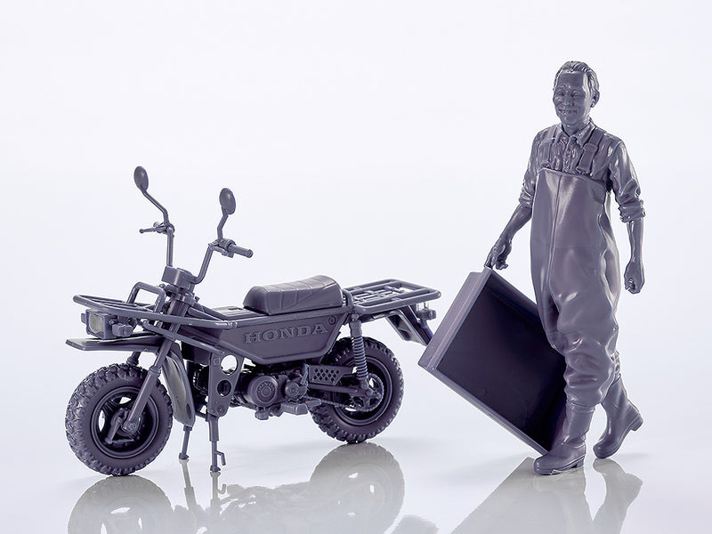 PLAMAX MF-104 Rider's portrait Honda MOTRA Wisteria 1/20 Model Kit JAPAN