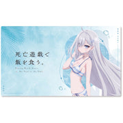 ATFES Playing Death Games to Put Food on the Table CLOUDY BEACH ver. Rubber Mat