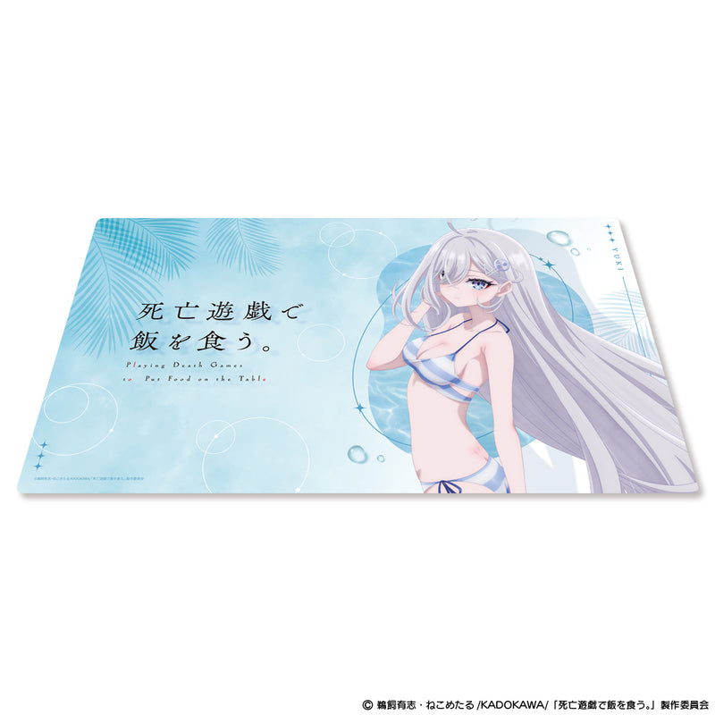 ATFES Playing Death Games to Put Food on the Table CLOUDY BEACH ver. Rubber Mat