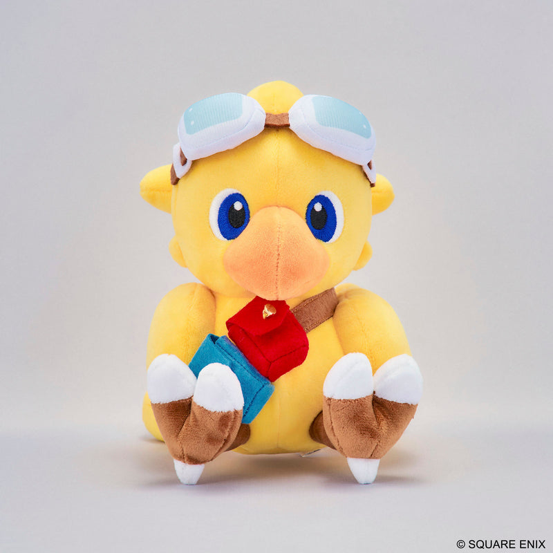Final Fantasy Chocobo Picture Book Chocobo and the Airship ver. Plush Doll JAPAN