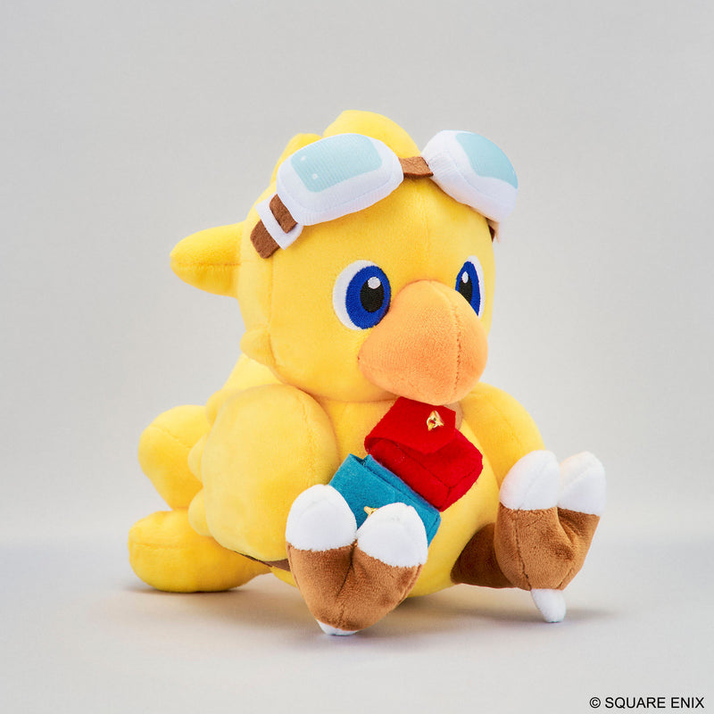 Final Fantasy Chocobo Picture Book Chocobo and the Airship ver. Plush Doll JAPAN