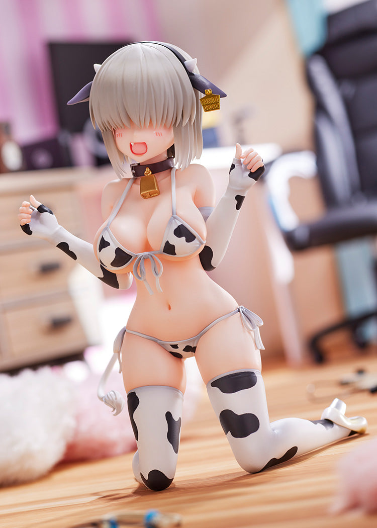 WAVE Uzaki-chan wa Asobitai! 2nd Season Yanagi Uzaki Cow Bikini 1/7 Figure JAPAN