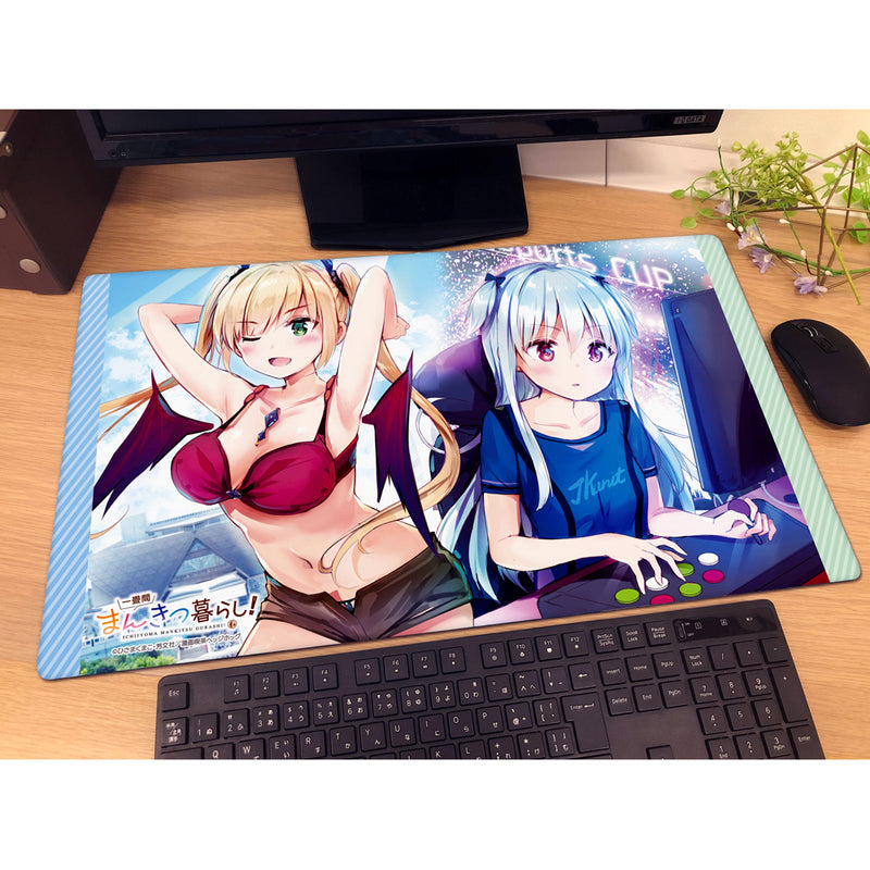 Ichijyoma Mankitsu Gurashi! Marika Suzuki & Neo Nakano Rubber Mat JAPAN OFFICIAL