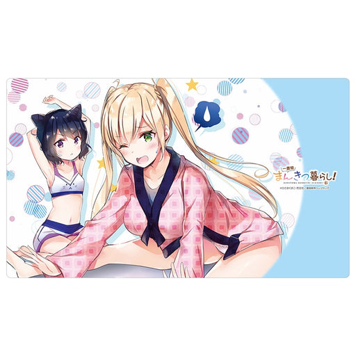 Ichijyoma Mankitsu Gurashi! Marika Suzuki & Michika Narumi Rubber Mat JAPAN
