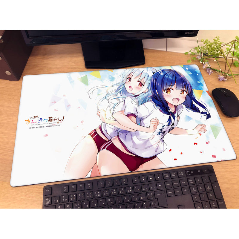 Ichijyoma Mankitsu Gurashi! Meiko Morita & Neo Nakano Rubber Mat JAPAN OFFICIAL