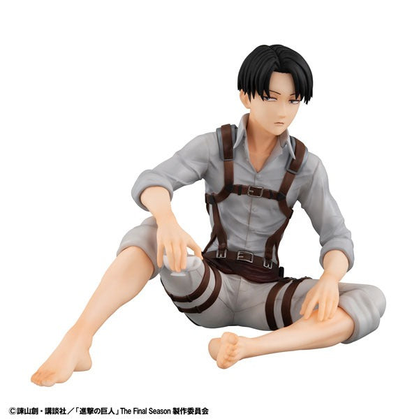 MegaHouse G.E.M. Series Attack on Titan Captain Levi Palm Size Figure JAPAN