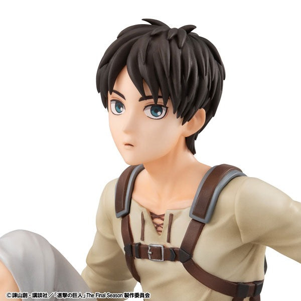 MegaHouse G.E.M. Series Attack on Titan Eren Palm Size Figure JAPAN OFFICIAL