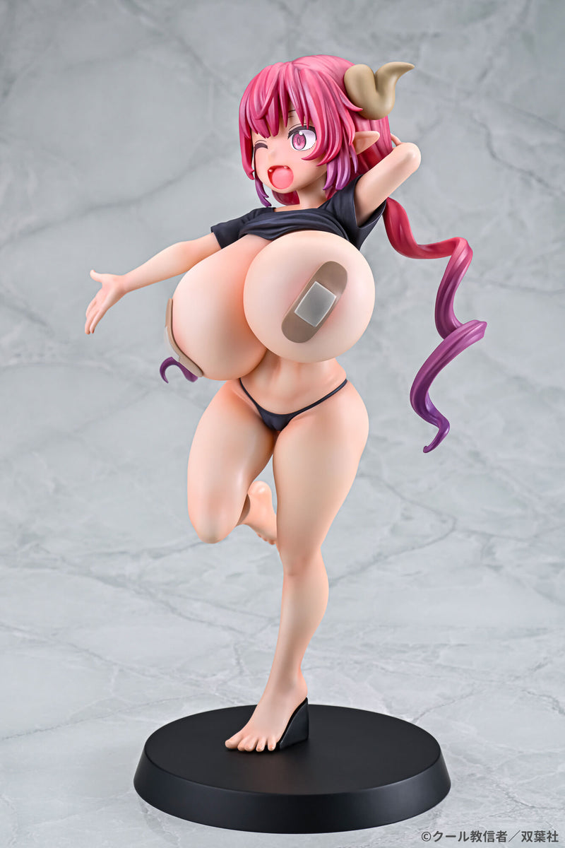 Q-six Miss Kobayashi's Dragon Maid Ilulu Bandage Style 1/5 Figure JAPAN OFFICIAL