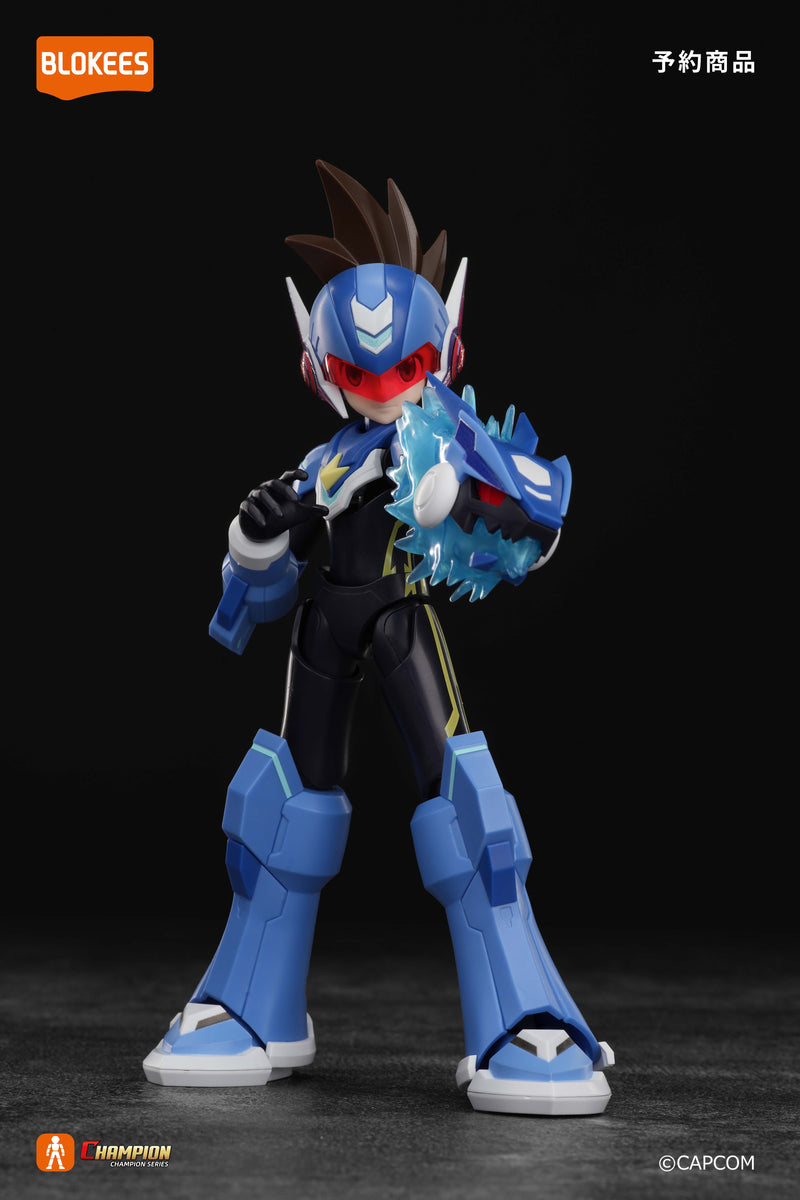 Blokees Mega Man Champion Class Shooting Star Mega Man Model Kit JAPAN OFFICIAL