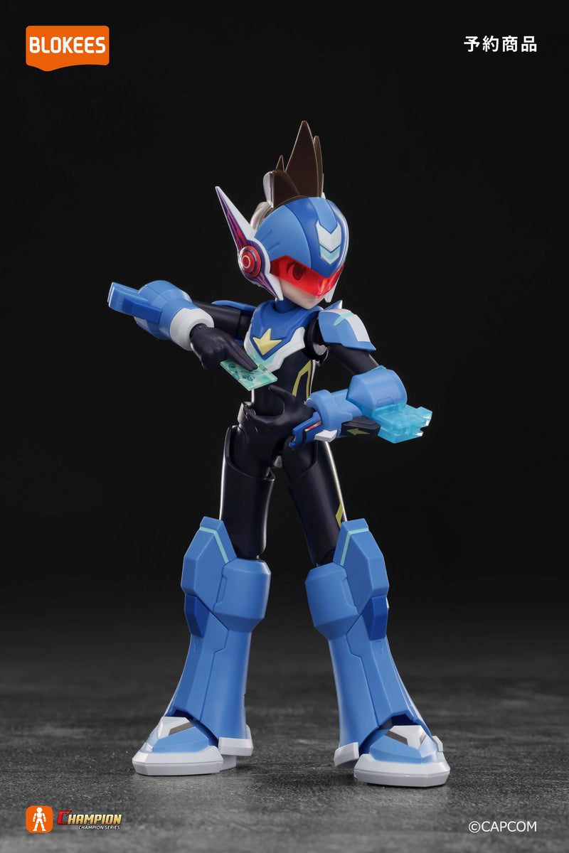 Blokees Mega Man Champion Class Shooting Star Mega Man Model Kit JAPAN OFFICIAL