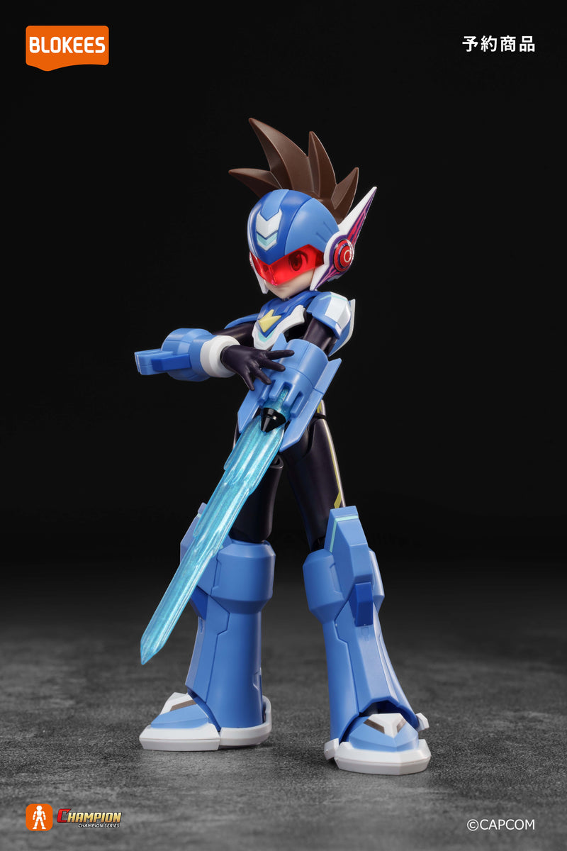 Blokees Mega Man Champion Class Shooting Star Mega Man Model Kit JAPAN OFFICIAL