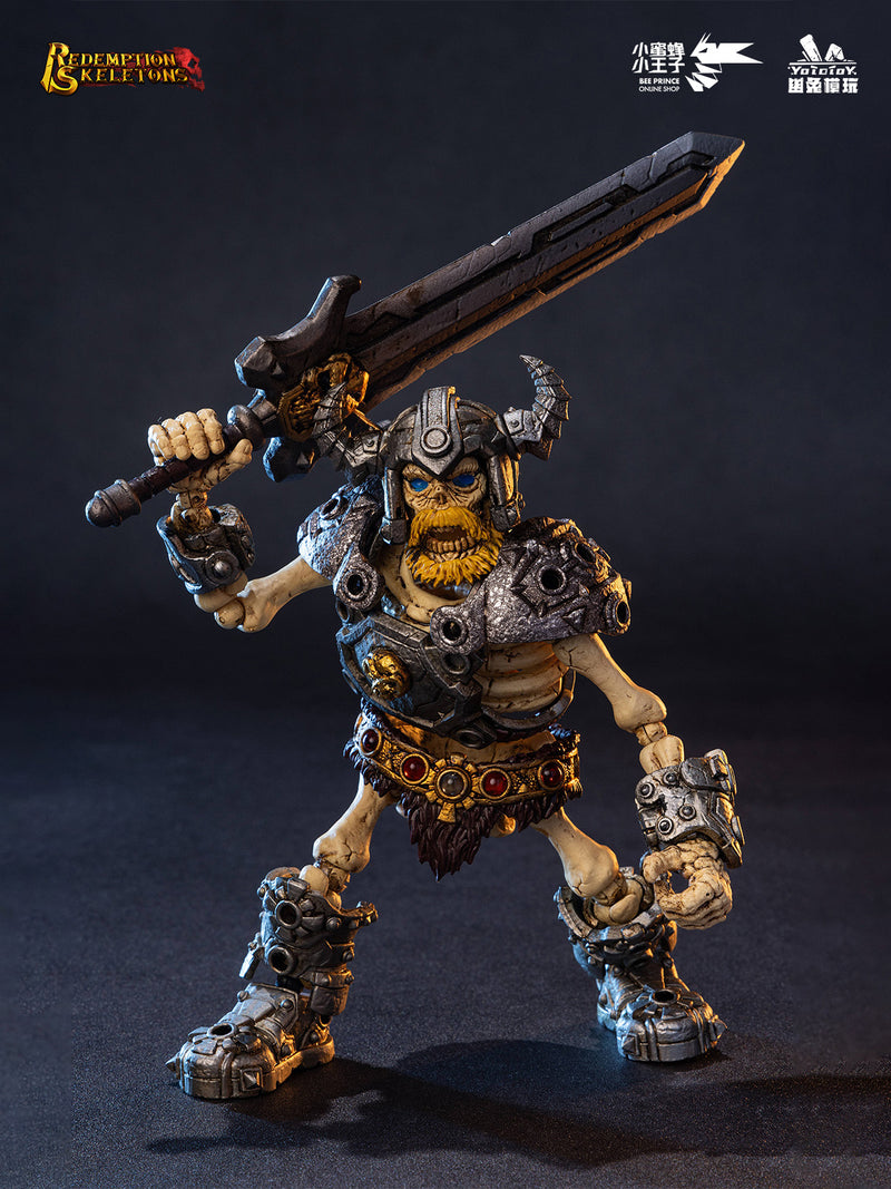 Yototoy YTSS-004 Skeleton Berserker 1/12 Action Figure JAPAN OFFICIAL