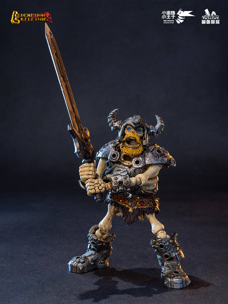 Yototoy YTSS-004 Skeleton Berserker 1/12 Action Figure JAPAN OFFICIAL