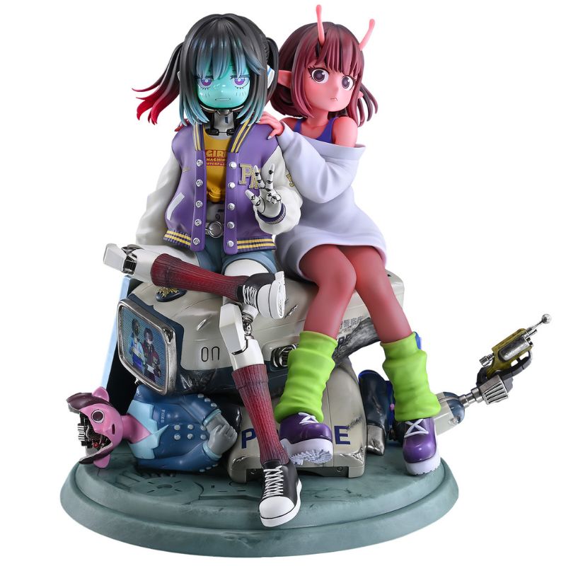 Milky Subway The Galactic Limited Express Chiharu & Makina Figure JAPAN OFFICIAL