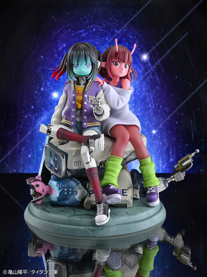 Milky Subway The Galactic Limited Express Chiharu & Makina Figure JAPAN OFFICIAL