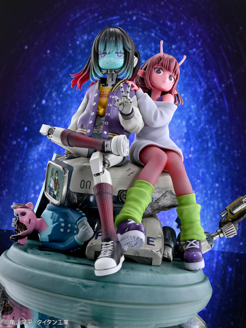 Milky Subway The Galactic Limited Express Chiharu & Makina Figure JAPAN OFFICIAL