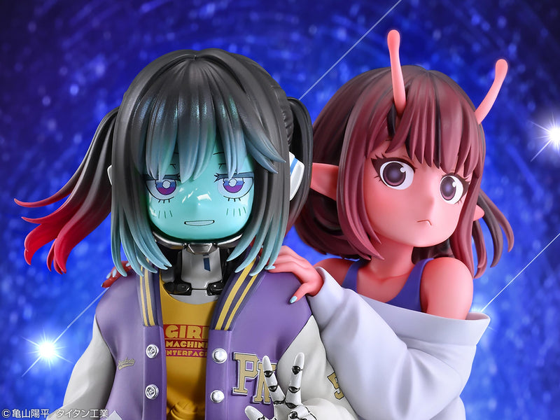 Milky Subway The Galactic Limited Express Chiharu & Makina Figure JAPAN OFFICIAL